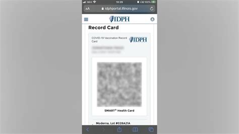 Illinois Vax Verify: SMART health card uses personal vaccine QR 